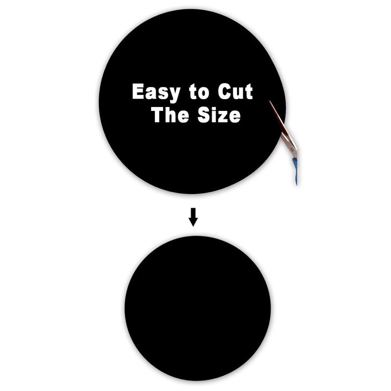 ddLUCK 2 Pack Multi-Purpose Silicone Microwave Mat, 12 Inch Non-Stick Silicone Baking Mat for Bottom of Oven, Heat Resistant - Black - Image 5